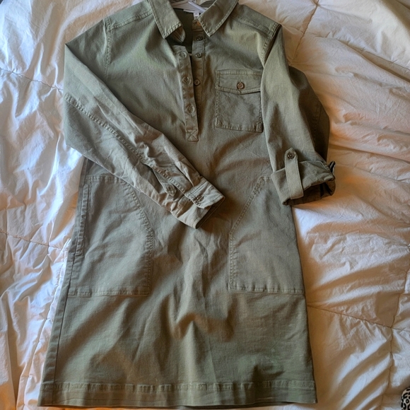 Michael Stars olive green dress size xs - Picture 1 of 3